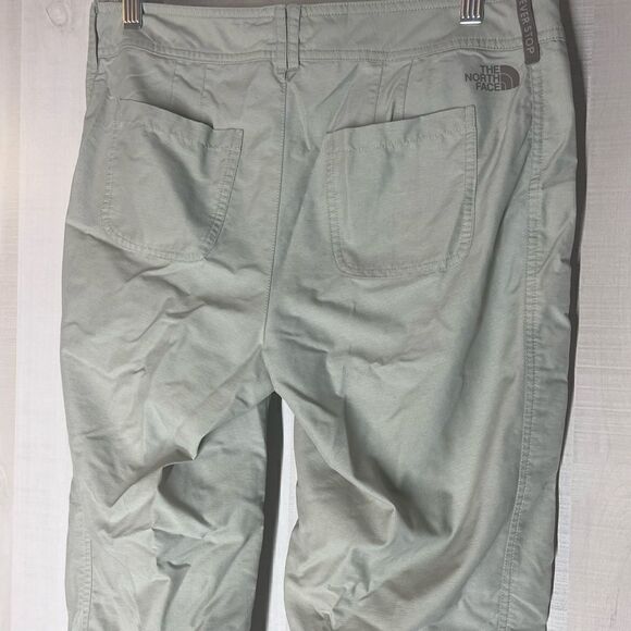 The North Face khaki short court pants capris, size 2 - Picture 7 of 12